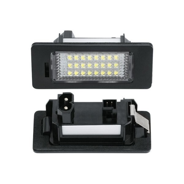 Set lampi LED numar BMW Alb Xenon