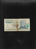 Rar! Argentina 10000 10.000 australes 1989 seria10103865 uzata