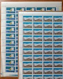 Cumpara ieftin ✅ RO 1975 LP 899 &quot; Ziua marcii postale romanesti &quot;, serie in coli intregi de 50 de marci , MNH