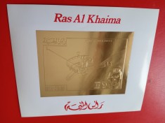 RAS AL KHAIMA, SPACE KENNEDY - COLIȚĂ MNH GOLD
