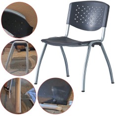 Scaun terasa, bucatarie, spatar si sezut PP, model perforat, inaltime 82 cm, RESIGILAT