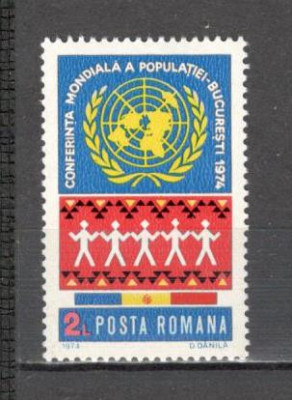 Romania.1974 Conferinta mondiala a populatiei CR.289 foto