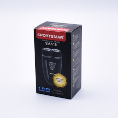 Aparat de ras cu baterii si lampa led – SM-516