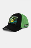 Capslab sapca x Rick &amp; Morty culoarea negru, cu imprimeu, CL/REM5/1/PCT/REM