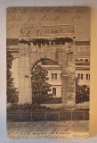 Carte Postala veche, circulata, anul 1913 - corespondenta, Arc de campanus