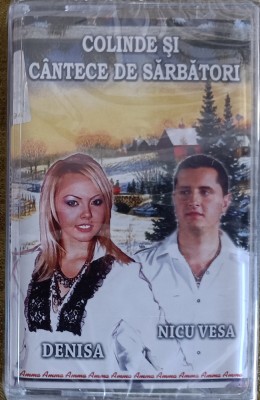 Denisa , Nicu Vesa - C&amp;acirc;ntece de Sărbători, Crăciun , casetă sigilată foto