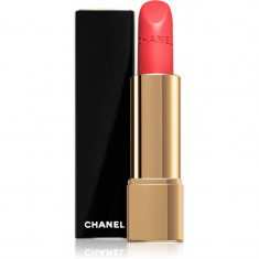 Chanel Rouge Allure Velvet ruj de buze catifelant cu efect matifiant culoare 47 Flamboyante 3,5 g