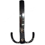 Cuier mobila cu 3 brate din inox, fixare usoara pentru haine si prosoape