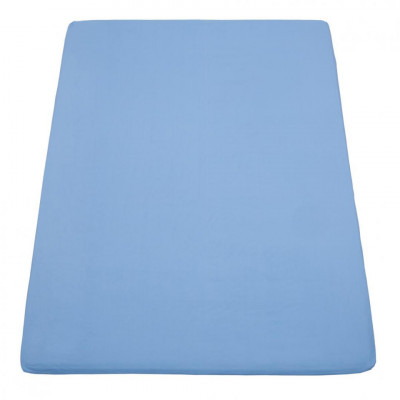 Cearceaf pat cu elastic 160x200 cm blue foto