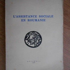 L'ASSISTANCE SOCIALE EN ROUMANIE (CARTE IN LIMBA FRANCEZA)