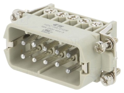 Conector HDC inserturi contact tată 16A foto