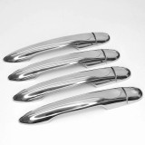 Set de 4 manere de usi cromate pentru Renault Megane III, 3 2008-2016, Fluence 2009-2014, Clio IV, 4 2012-2019