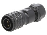 Mufă SA12 Tată 2 Pini IP67 13A 250V pentru Cablu