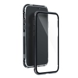 Husa Full Cover 360 Forcell Magneto pentru Iphone XS Max cu protectie display, Negru
