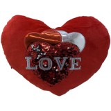 Perna Decorativa Rosie Love Paiete 33cm, Plus Antialergic, Umplutura Siliconata, Lavabila