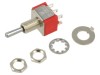 Comutator basculant TE Connectivity DP3T (ON)-OFF-(ON) pentru montaj pe panou, 2A/250VAC, 5A/28VDC