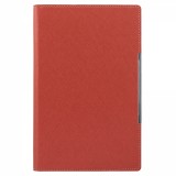 Agenda notes A5 cu decupaj pix burgundi