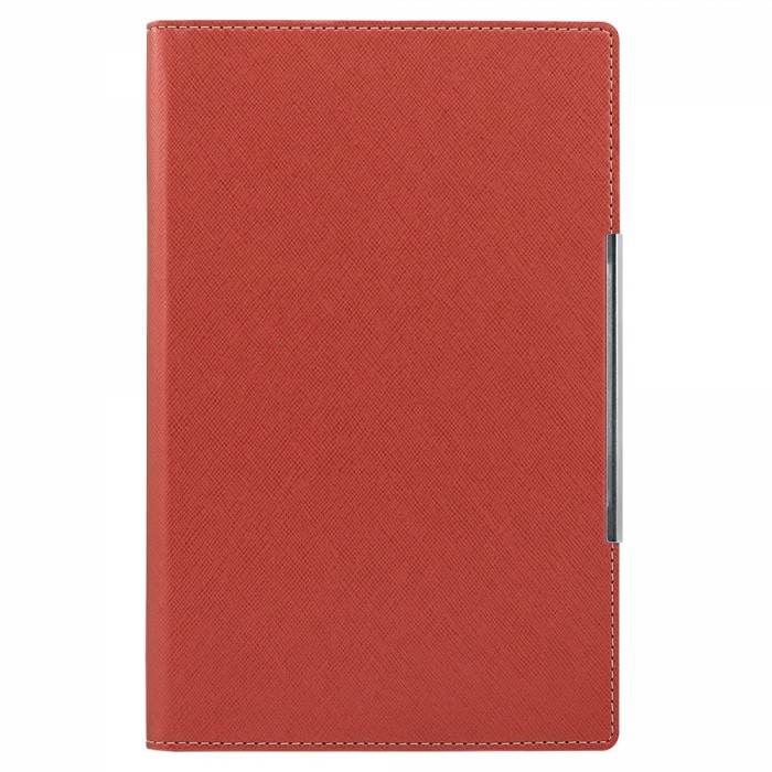 Agenda notes A5 cu decupaj pix burgundi