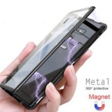 Husa Samsung Galaxy S8 PLUS , Magnetica Negru, Perfect FIt cu spate de sticla securizata premium