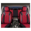 Set Huse Scaune Auto pentru Skoda Scala - Panda Paris, Rosu Negru, 11 piese