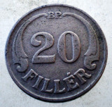 1.336 UNGARIA 20 FILLER 1926, Europa, Cupru-Nichel