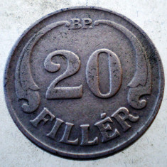 1.336 UNGARIA 20 FILLER 1926