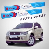 Cumpara ieftin Ștergătoare Suzuki Grand Vitara II JT 5 Uși 2005-2008 | Set Față Flat Premium &ndash; TeamCar&reg;