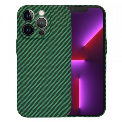 Husa pentru Apple iPhone 13 Pro, Techsuit, Carbonite FiberShell, Verde foto