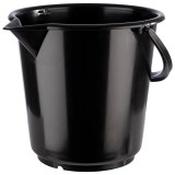 Galeata din polietilena neagra, capacitate 10 litri