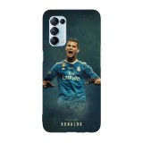 Husa compatibila cu Oppo Reno 4 5G model Cristiano Ronaldo, Silicon, TPU, Viceversa, Transparent, Carcasa