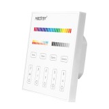 Mi-Light MiBoxer Group Control grup LED (zona) telecomanda de perete T4 pentru culoare, temperatura culorii, modificare intensitate lumina DIMABIL + R