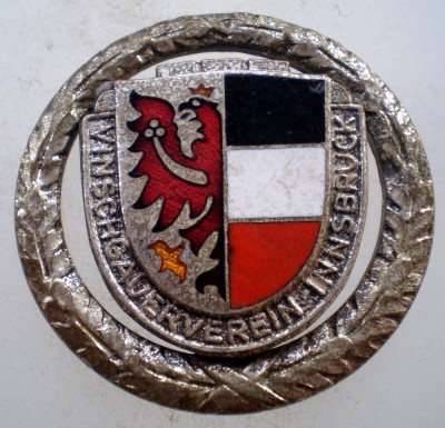 I.253 AUSTRIA INSIGNA VINSCHGAUERVEREIN INNSBRUCK KARL PICHL 30mm email foto
