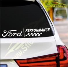 Ford Performance- Stickere Auto-Cod:ESV-015-Dim : 25 cm. x 4.2 cm. foto