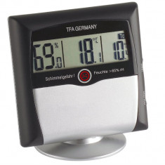 Termohigrometru digital de precizie TFA Dostmann Comfort Control, 30.5011, alarma de mucegai, control clima in camera, monitorizare umiditate - RESIGI