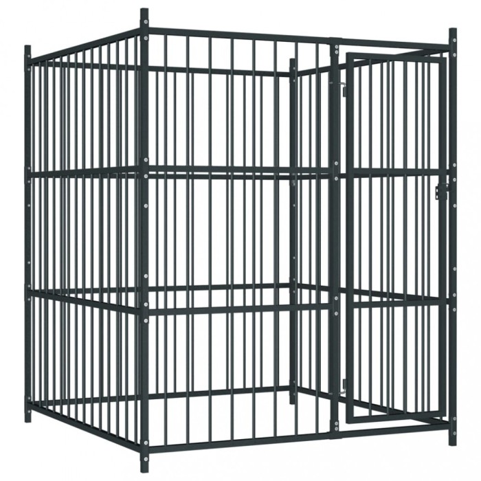 Padoc pentru c&acirc;ini de exterior, 150 x 150 x 185 cm