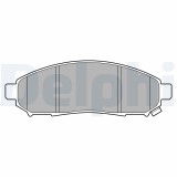 DELPHI LP3578 set placute frana,frana disc