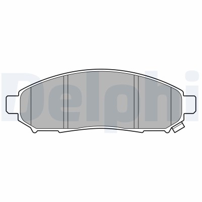 DELPHI LP3578 set placute frana,frana disc foto