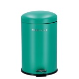 Cumpara ieftin Cos gunoi cu pedala fier verde 29 x 44 cm / 20 L