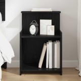 VidaXL Noptieră &icirc;n stejar negru - 40 x 35 x 60 cm - Lemn prelucrat