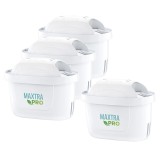 Set filtre 3 + 1 MAXTRA PRO pentru canile Brita, filtrare 150 l apa, reduce clorul si rezidurile din apa