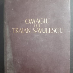Omagiul lui Traian Savulescu cu prilejul implinirii a 70 de ani_ 1959