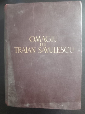 Omagiul lui Traian Savulescu cu prilejul implinirii a 70 de ani_ 1959 foto