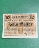 Bancnota Notgeld 10 heller 30 septembrie 1920