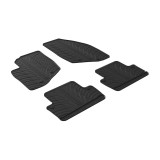 Set covorase auto din cauciuc Volvo V70 2000-2007, VX70 2000-2009, S60 2000-2009 culoare Negru, presuri Gledring, 4 buc. AutoDrive ProParts