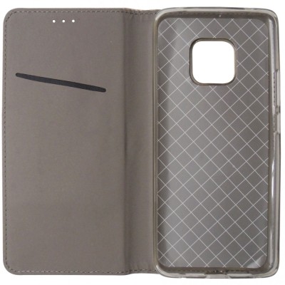 Husa tip carte cu stand Smart Magnet aurie pentru Huawei Mate 20 Pro foto