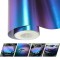 Folie auto Cameleon Albastru/Violet pentru colantare integrala, Termoplastica, cu tehnologie &bdquo;BUBBLE FREE&rdquo;, finisaj Lucios, dimensiune 3,0m x 1,52m