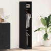 VidaXL Dulap cu raft Stejar negru 30 x 50 x 200 cm Lemn compozit 3345126