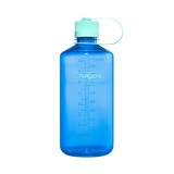 Sticla Apa Nalgene Narrow Mouth Sustain 1L Albastru - Tritan Renew, Reciclata, Fara BPA, Usoara, Rezistenta