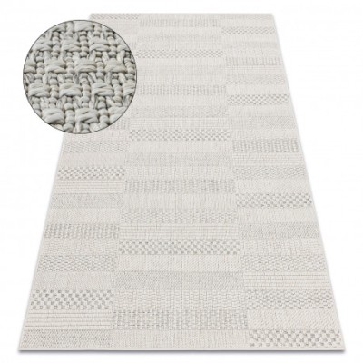 Covor ORIGI 3736 cremă - Sc&amp;acirc;nduri șnur SISAL țesut plat, 233x330 cm foto