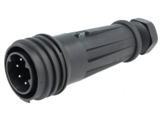 Conector circular mufă tată 7 pini filet exterior